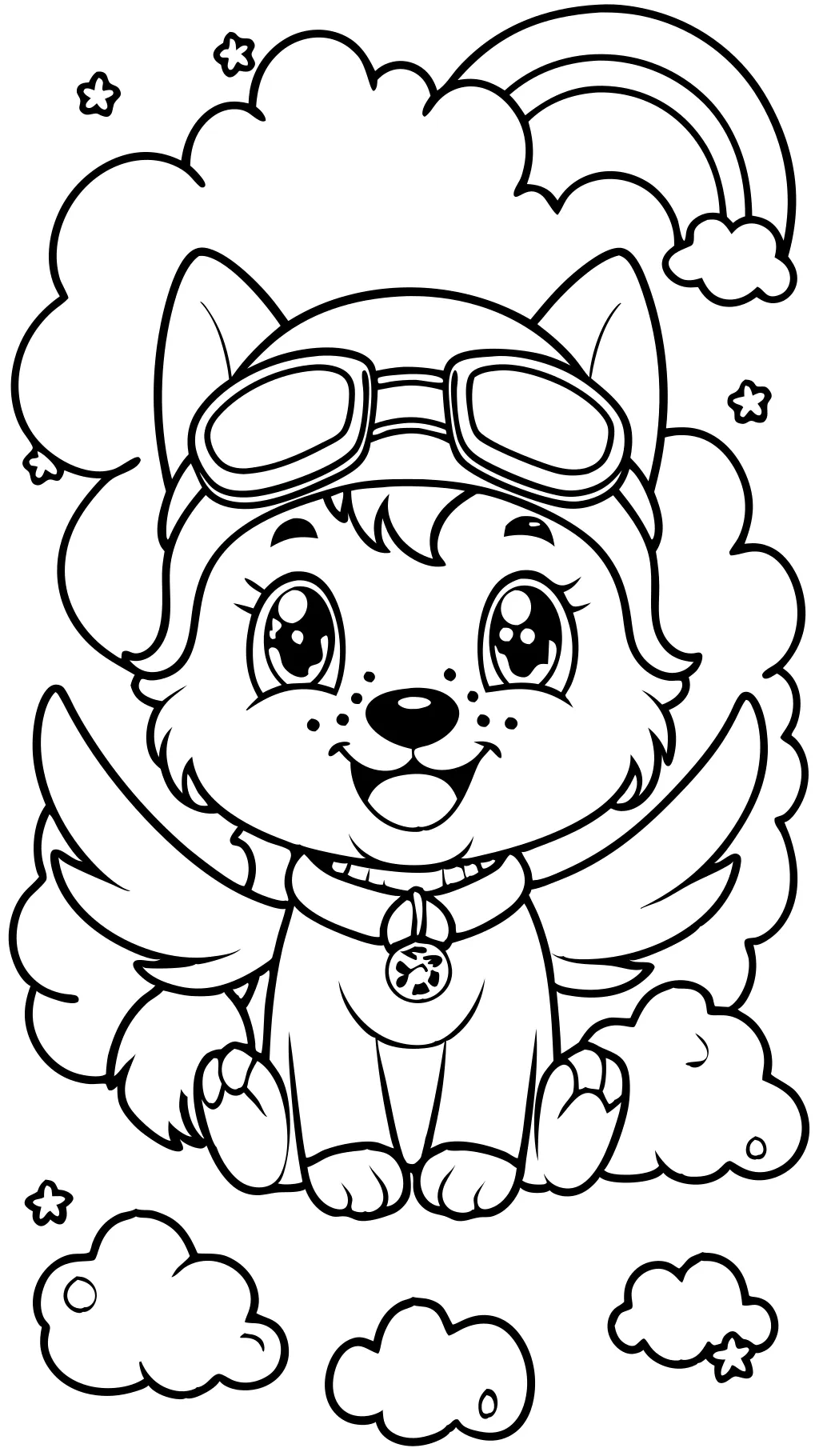 skye coloring page